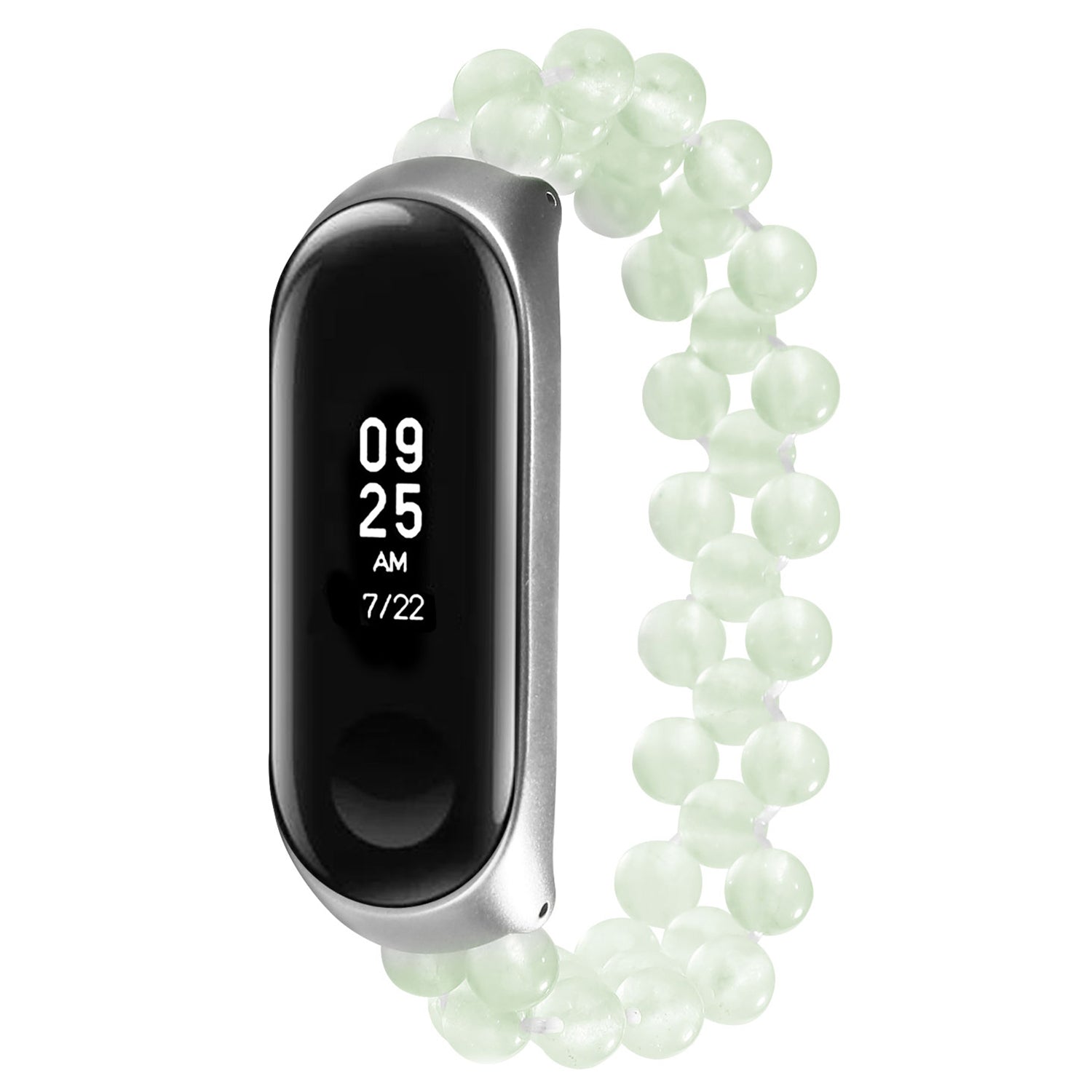 For Xiaomi Mi Band 5 6 Smart Watch Luminous Agate Beaded Bracelet Wrist Strap Replacement Band For Xiaomi Mi Band 5 6 Smart Watch Luminous Agate Beaded Bracelet Wrist Strap Replacement Band